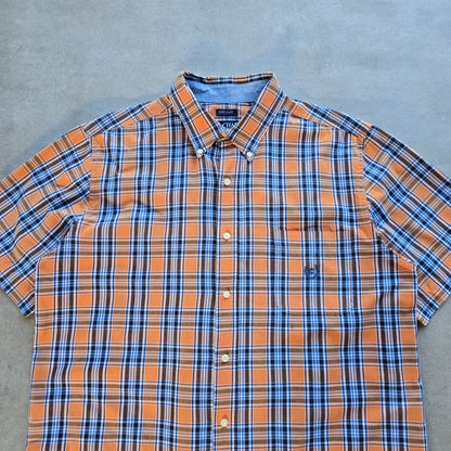 Vintage Chaps Ralph Lauren Plaid Short Sleeve Button Up Shirt - L/XL