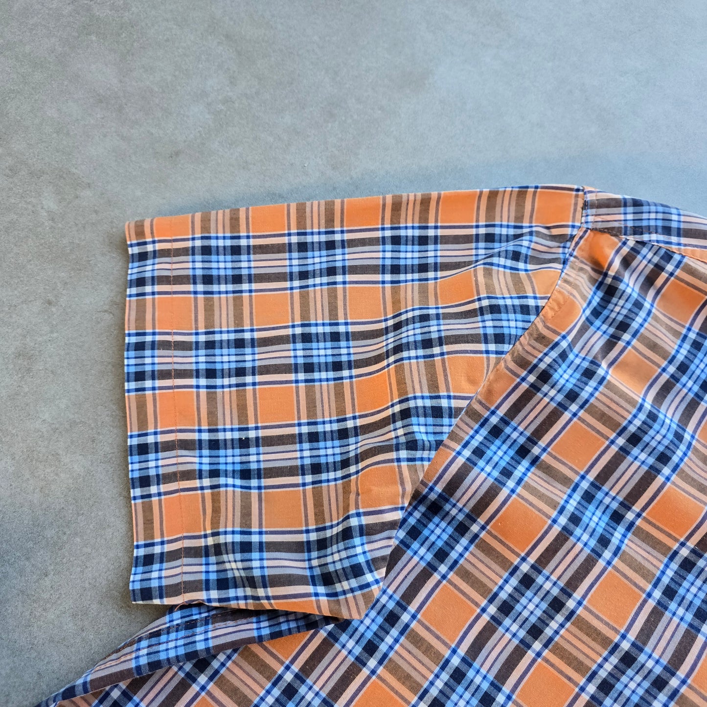 Vintage Chaps Ralph Lauren Plaid Short Sleeve Button Up Shirt - L/XL