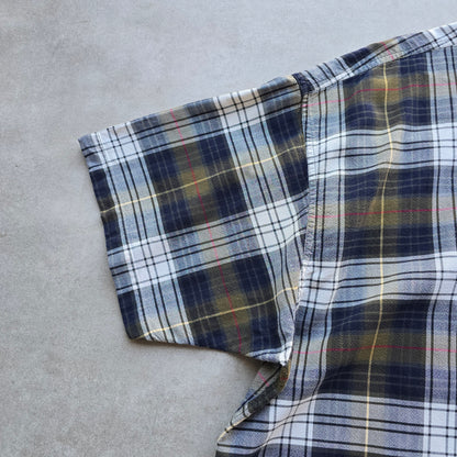 Vintage Chaps Ralph Lauren Plaid Short Sleeve Button Up Shirt - XL/2XL