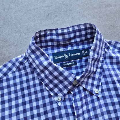 Vintage Ralph Lauren Check Short Sleeve Button Up Shirt - M