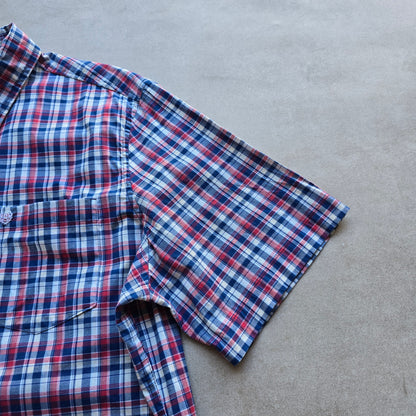 Vintage Chaps Ralph Lauren Plaid Short Sleeve Button Up Shirt - XL
