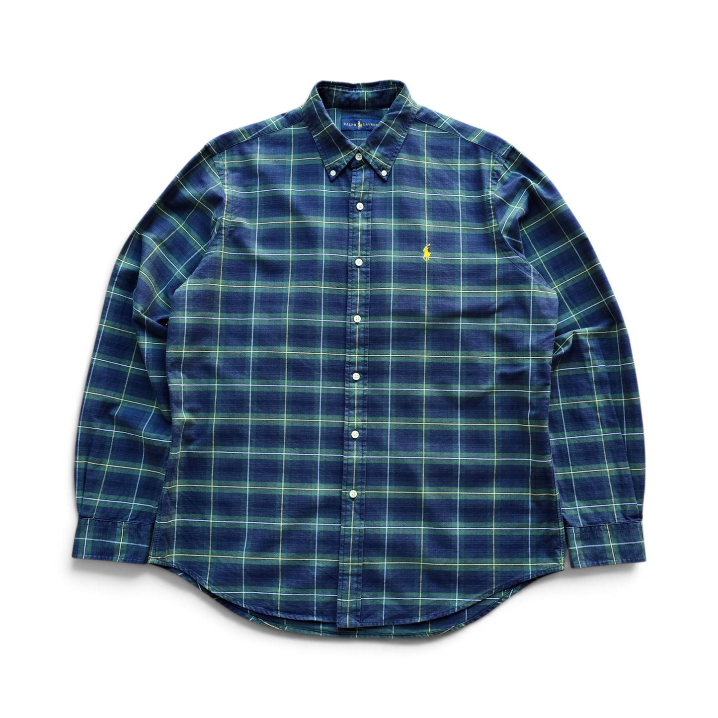 Ralph Lauren Plaid Long Sleeve Button Up Shirt - L