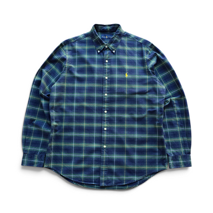 Ralph Lauren Plaid Long Sleeve Button Up Shirt - L