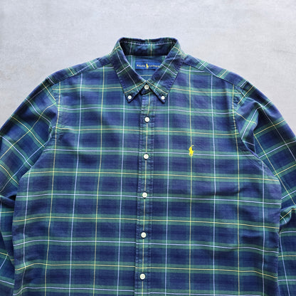 Ralph Lauren Plaid Long Sleeve Button Up Shirt - L