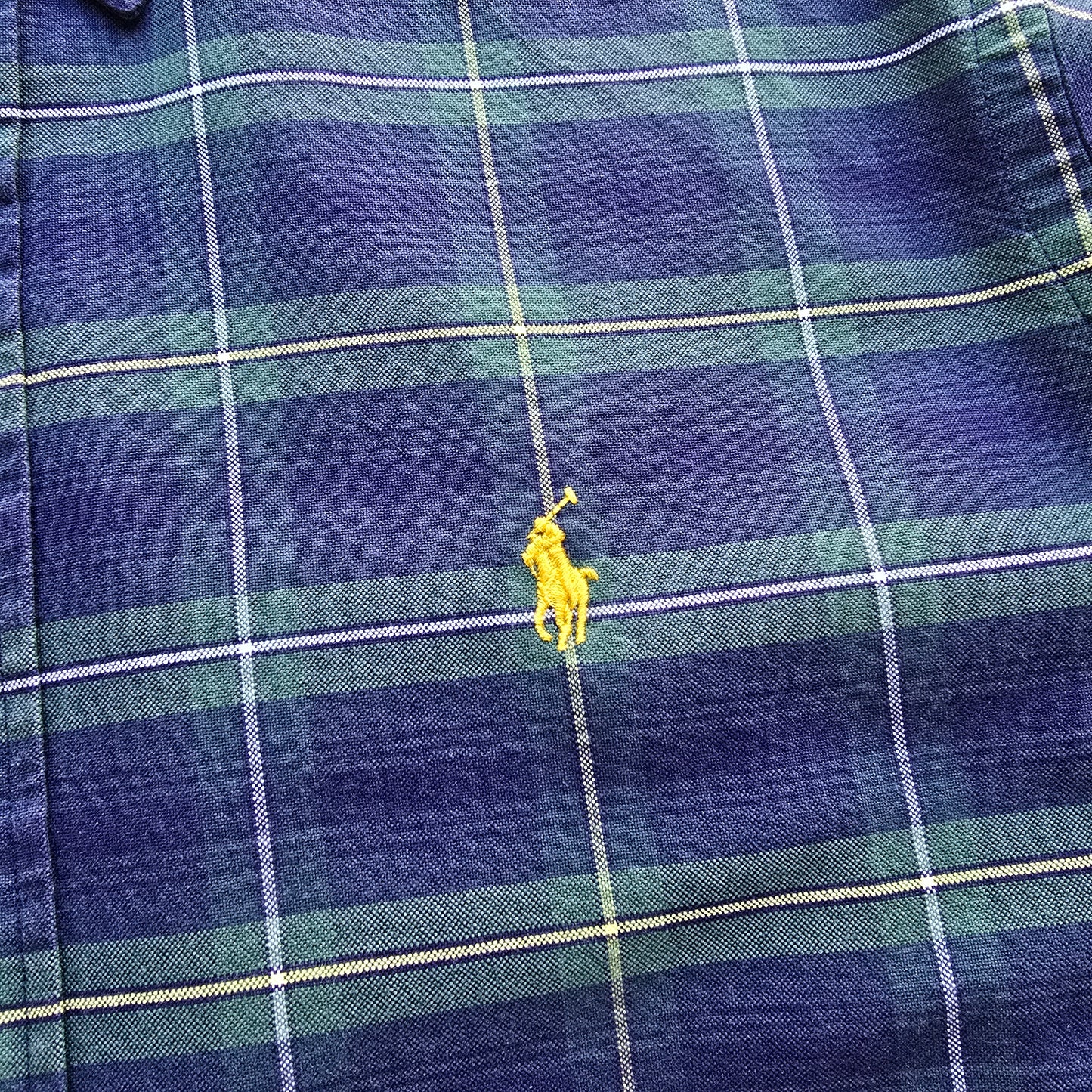 Ralph Lauren Plaid Long Sleeve Button Up Shirt - L