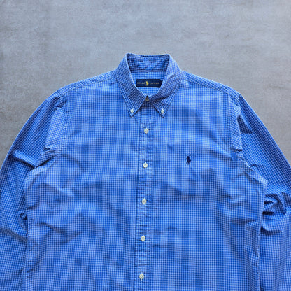 Ralph Lauren Check Long Sleeve Button Up Shirt - M