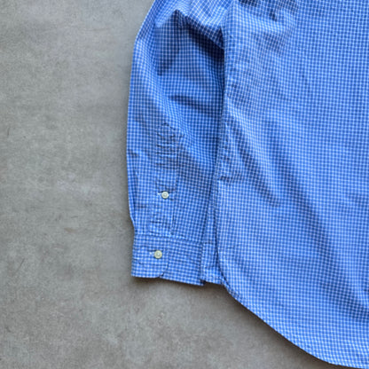 Ralph Lauren Check Long Sleeve Button Up Shirt - M