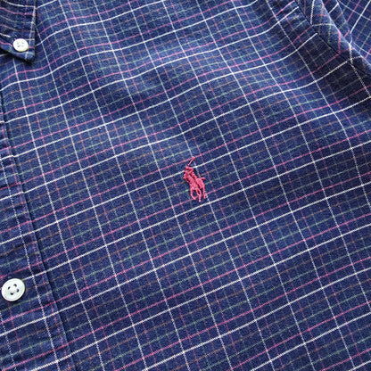 Ralph Lauren Plaid Long Sleeve Button Up Shirt - L