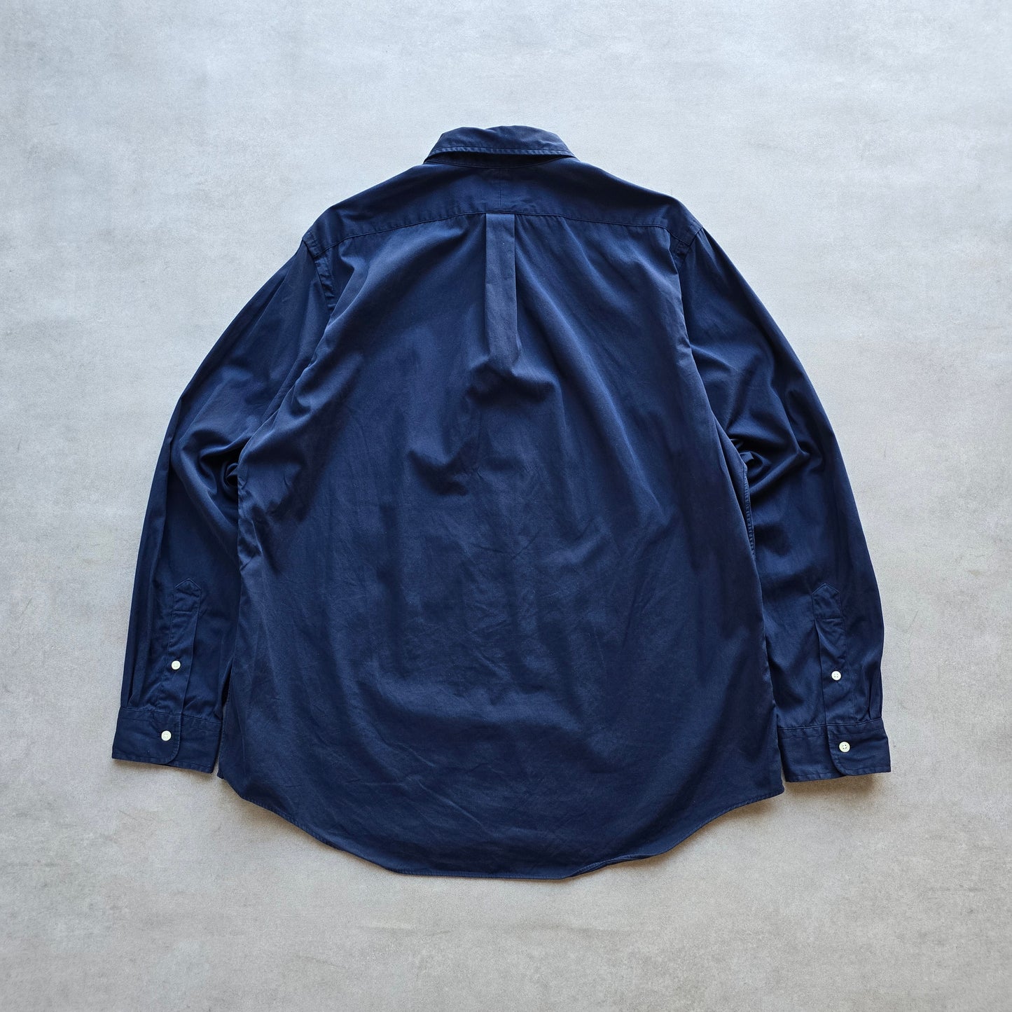 Ralph Lauren Navy Blue Long Sleeve Button Up Shirt - XL