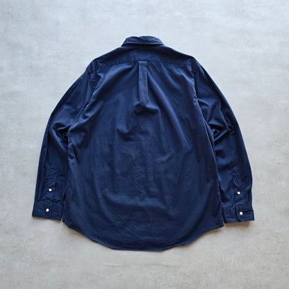 Ralph Lauren Navy Blue Long Sleeve Button Up Shirt - XL