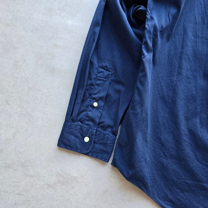 Ralph Lauren Navy Blue Long Sleeve Button Up Shirt - XL