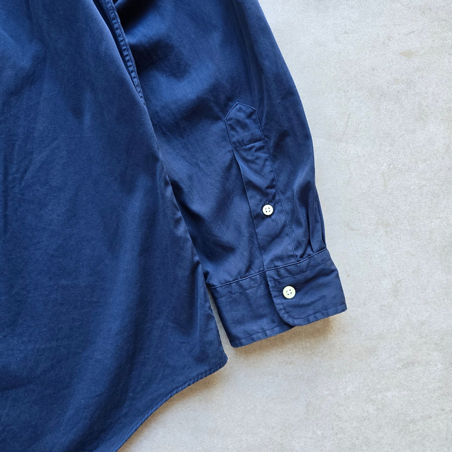 Ralph Lauren Navy Blue Long Sleeve Button Up Shirt - XL