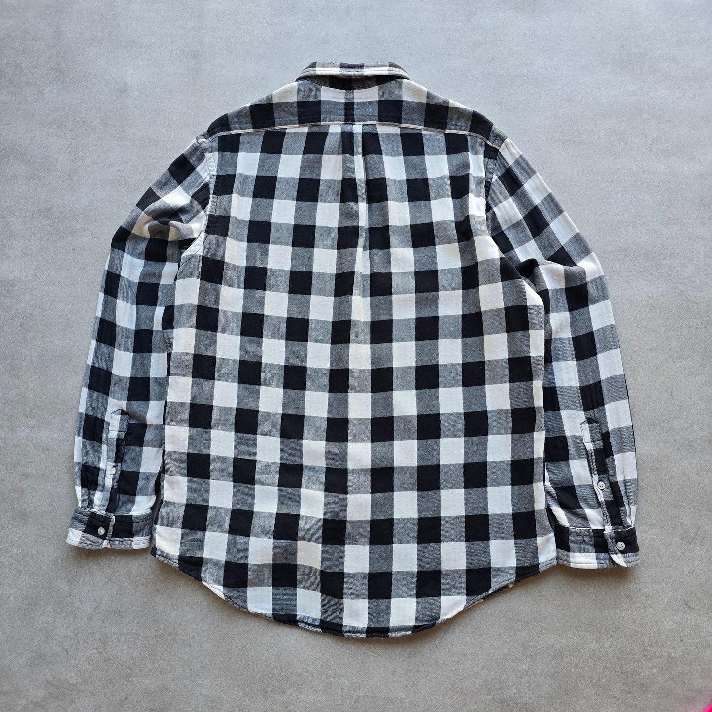 Ralph Lauren Check Long Sleeve Button Up Flannel Shirt - L