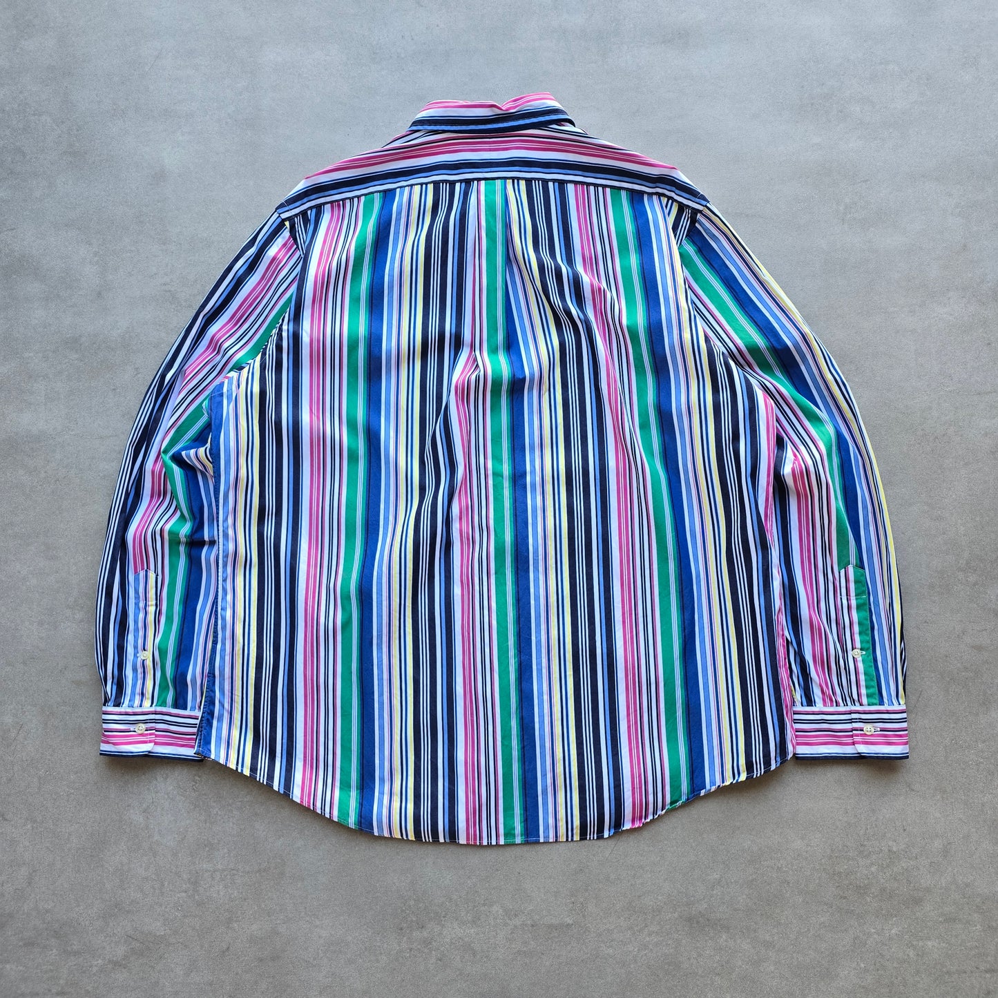 Ralph Lauren Striped Long Sleeve Button Up Shirt - XXL