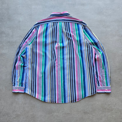 Ralph Lauren Striped Long Sleeve Button Up Shirt - XXL
