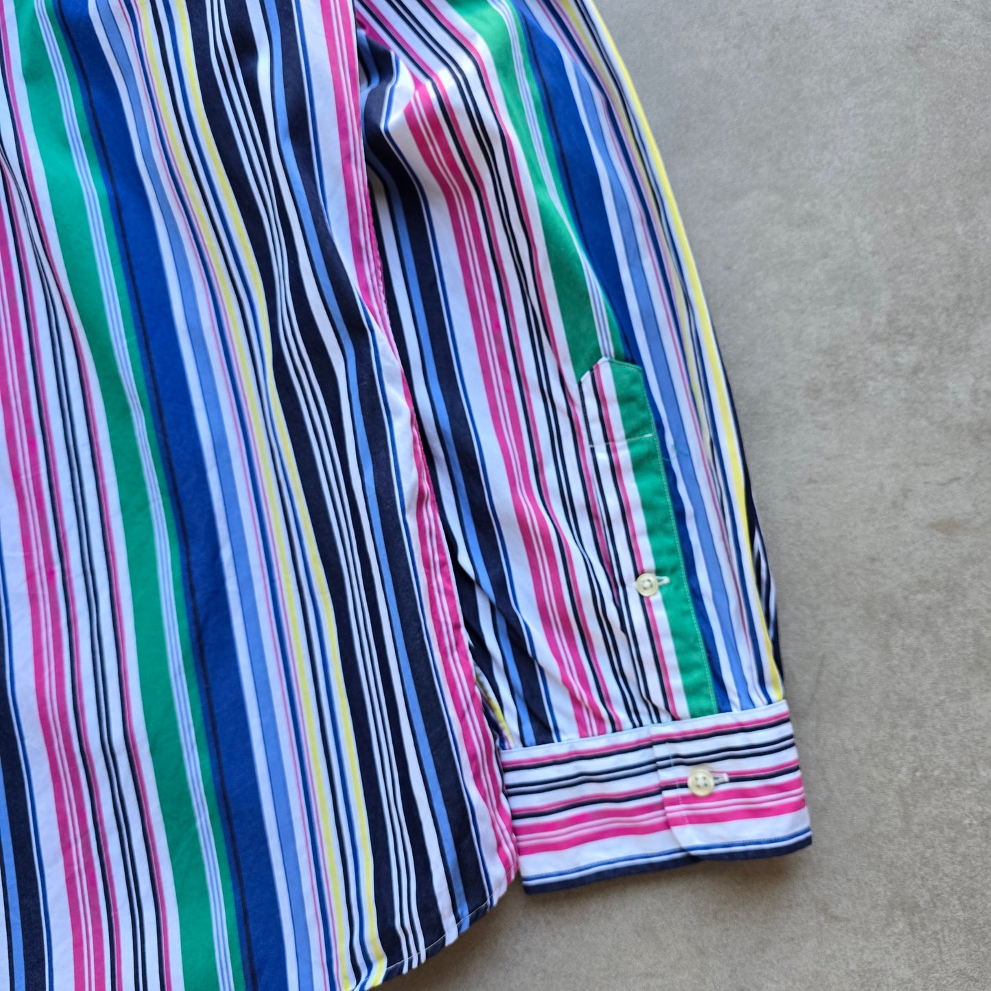 Ralph Lauren Striped Long Sleeve Button Up Shirt - XXL