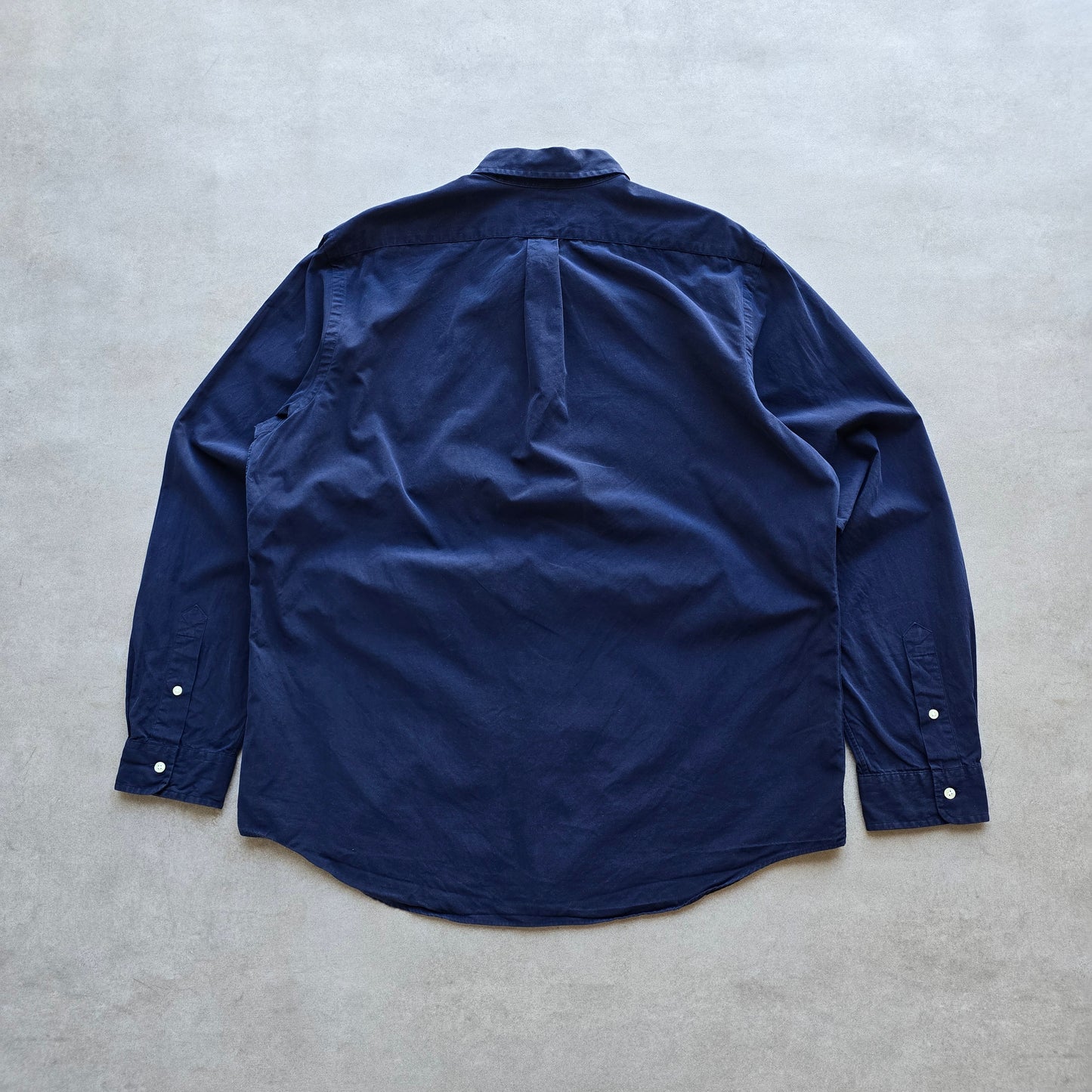 Ralph Lauren Navy Blue Long Sleeve Button Up Shirt - XL