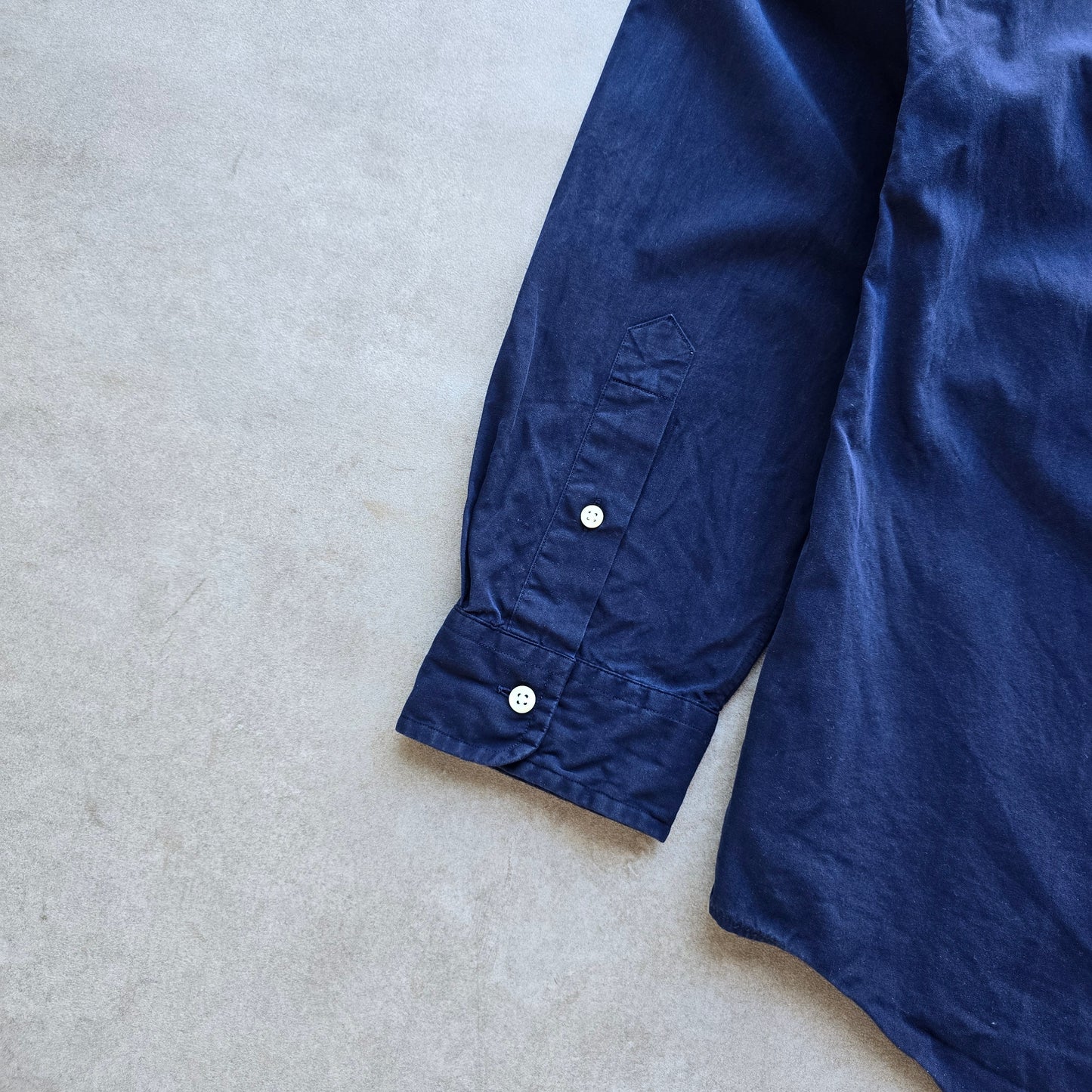 Ralph Lauren Navy Blue Long Sleeve Button Up Shirt - XL