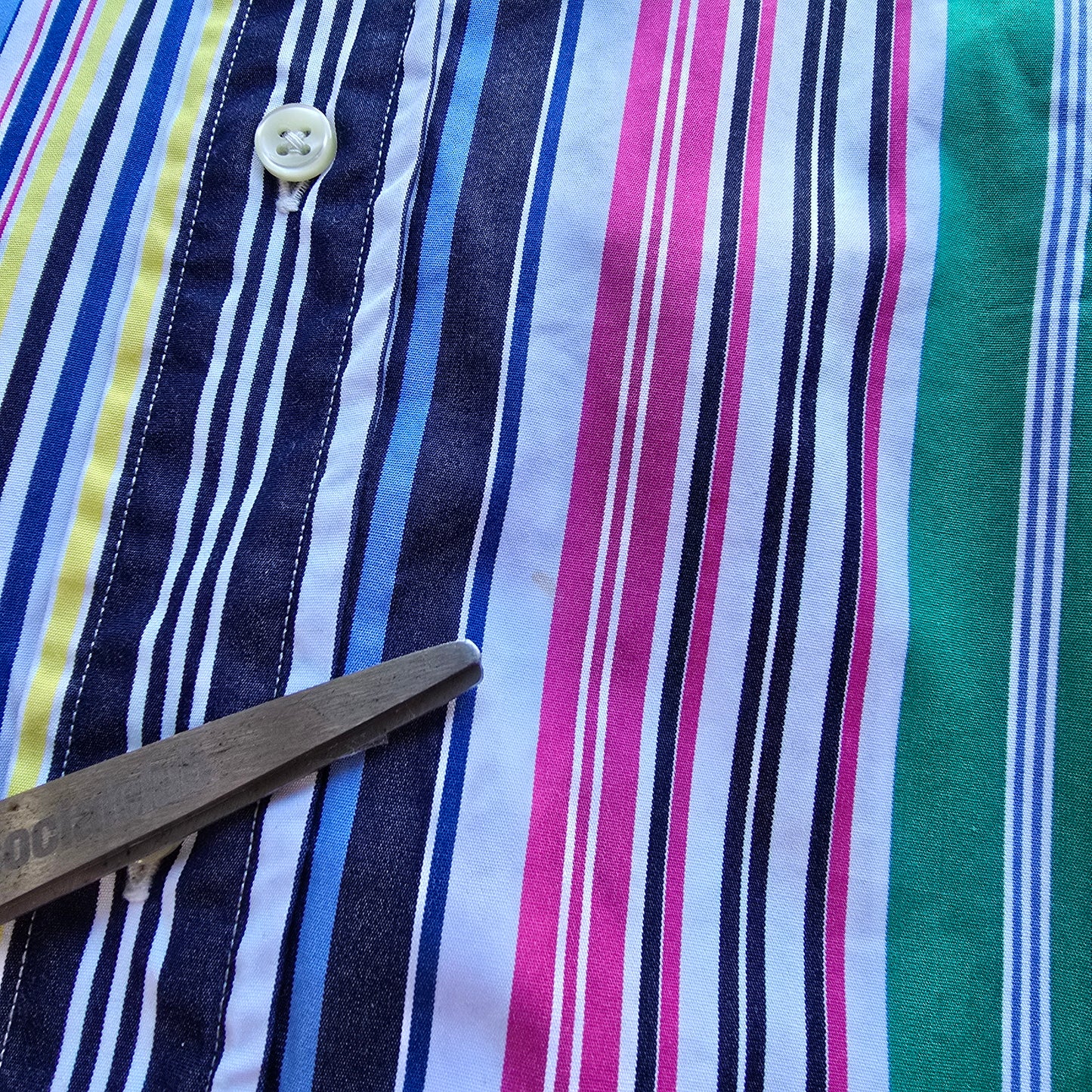 Ralph Lauren Striped Long Sleeve Button Up Shirt - XXL