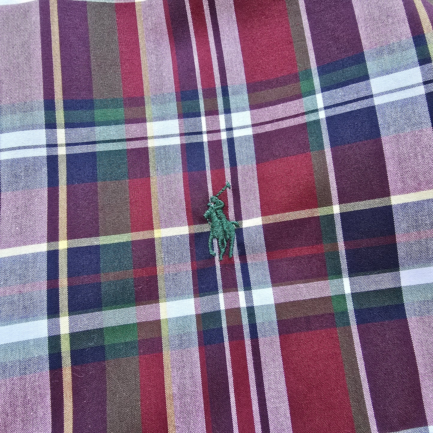 Ralph Lauren Plaid Long Sleeve Button Up Shirt - M