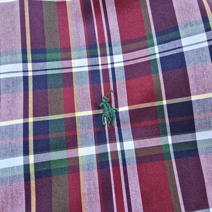 Ralph Lauren Plaid Long Sleeve Button Up Shirt - M
