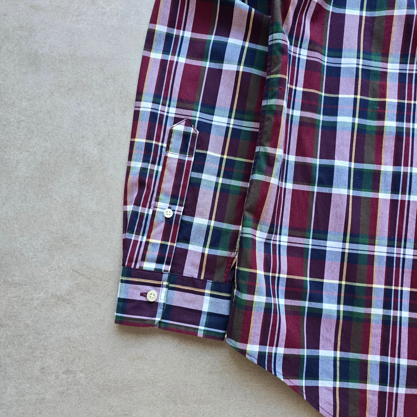 Ralph Lauren Plaid Long Sleeve Button Up Shirt - M
