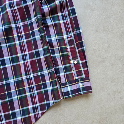 Ralph Lauren Plaid Long Sleeve Button Up Shirt - M
