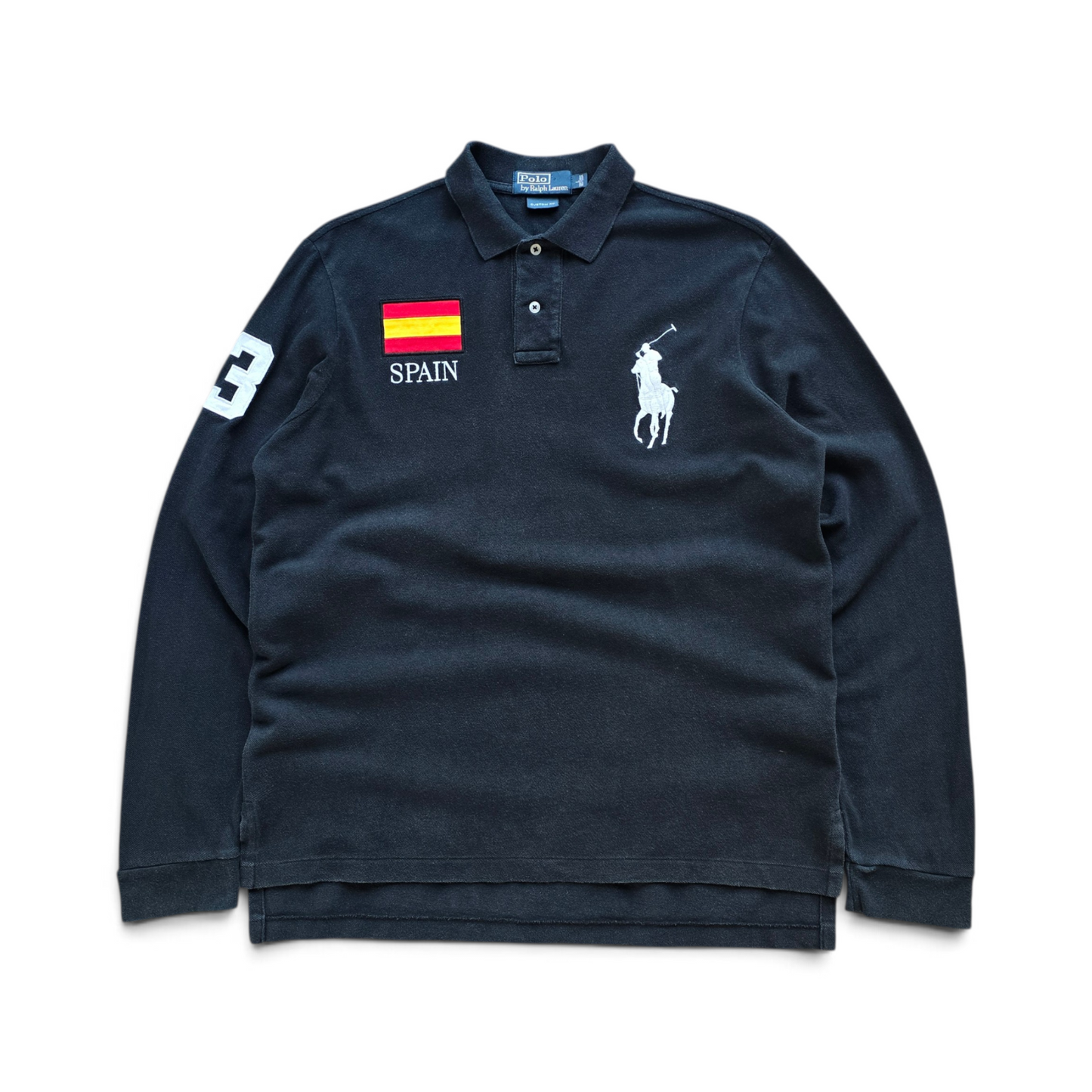 Ralph Lauren Spain Long Sleeve Polo Shirt - L