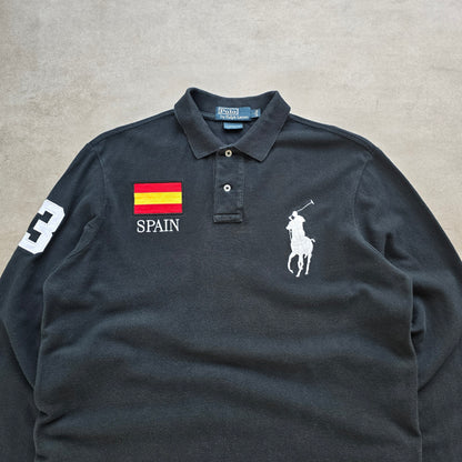 Ralph Lauren Spain Long Sleeve Polo Shirt - L