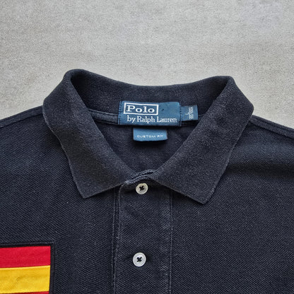 Ralph Lauren Spain Long Sleeve Polo Shirt - L