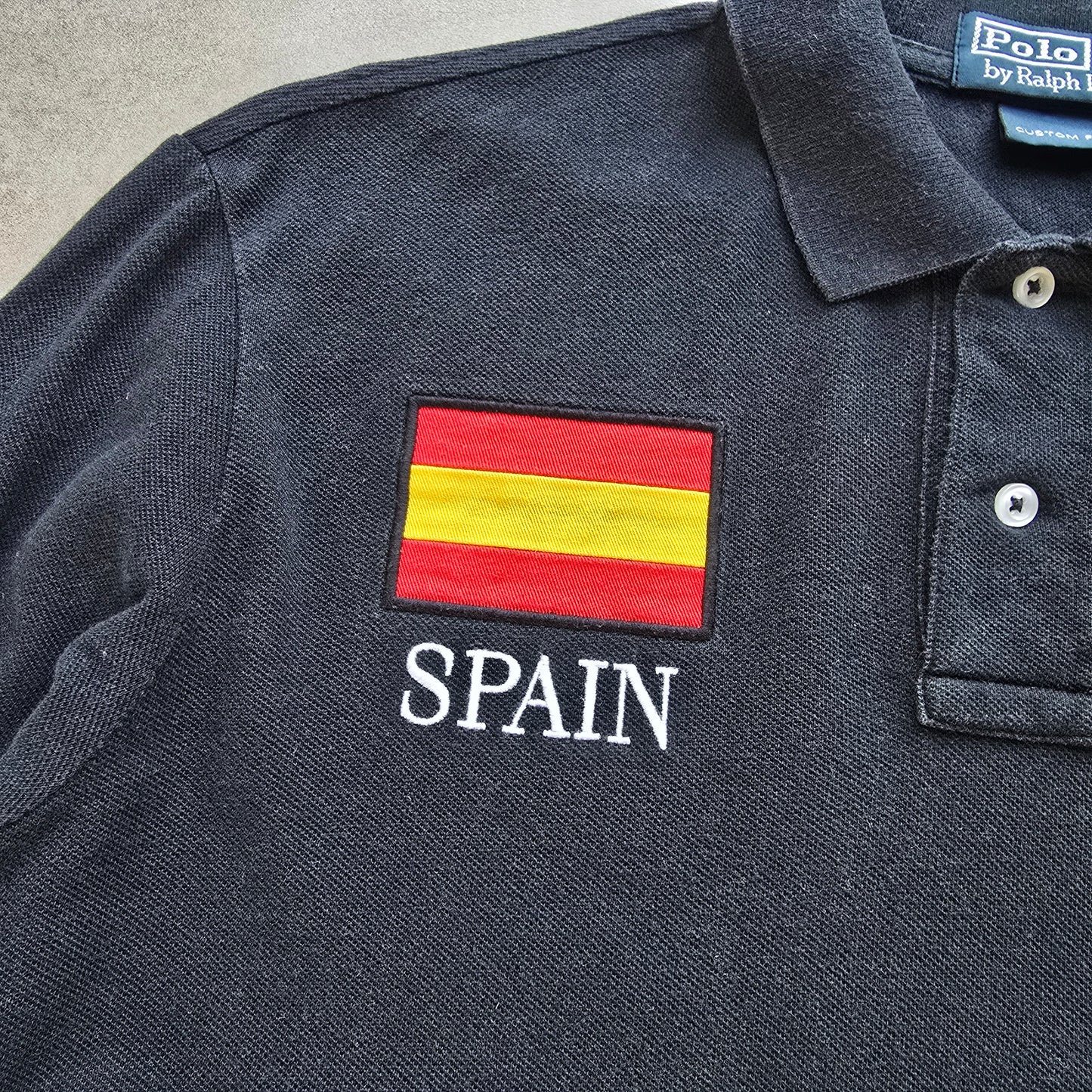 Ralph Lauren Spain Long Sleeve Polo Shirt - L