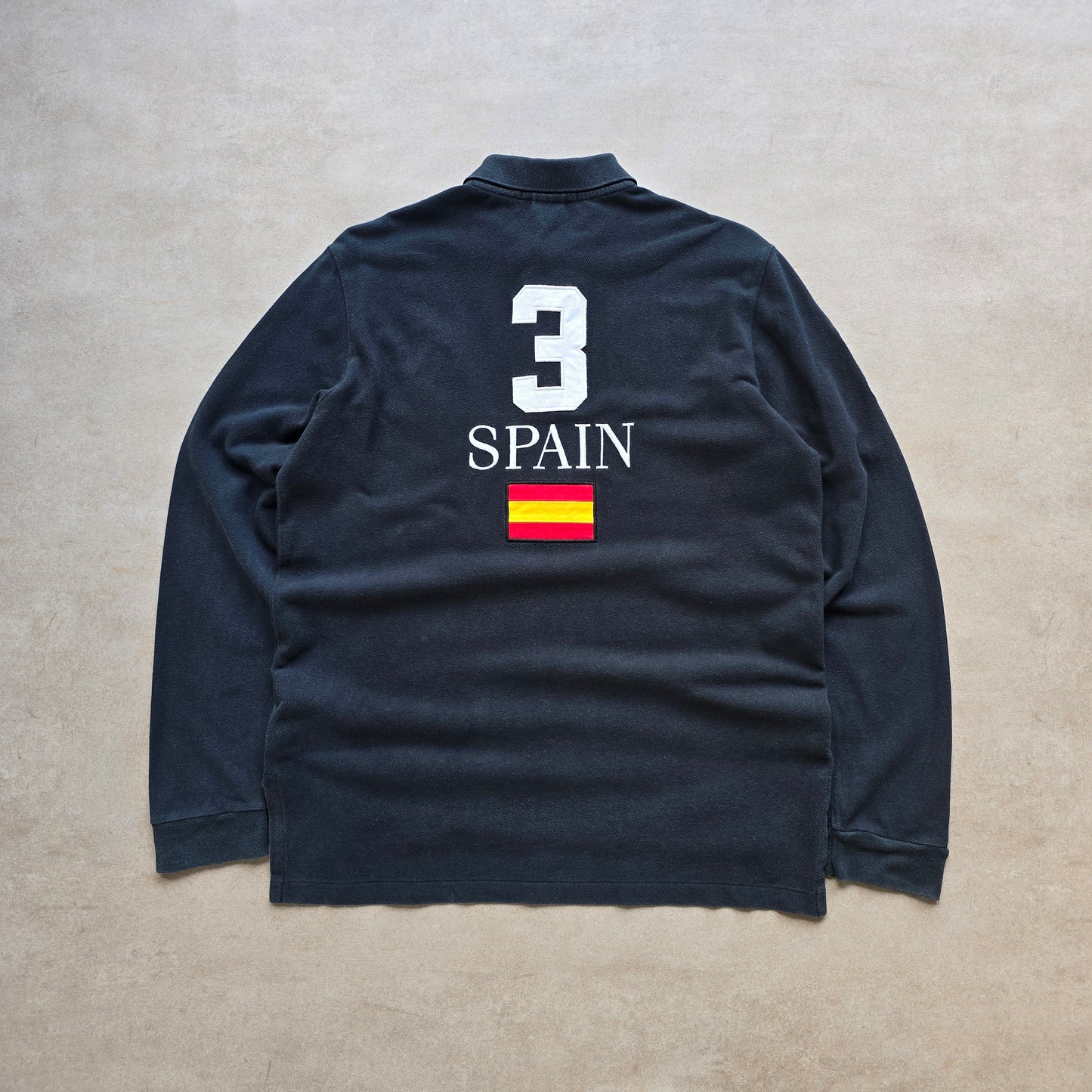 Ralph Lauren Spain Long Sleeve Polo Shirt - L