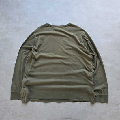 Ralph Lauren Khaki Green Long Sleeve Tee - XL