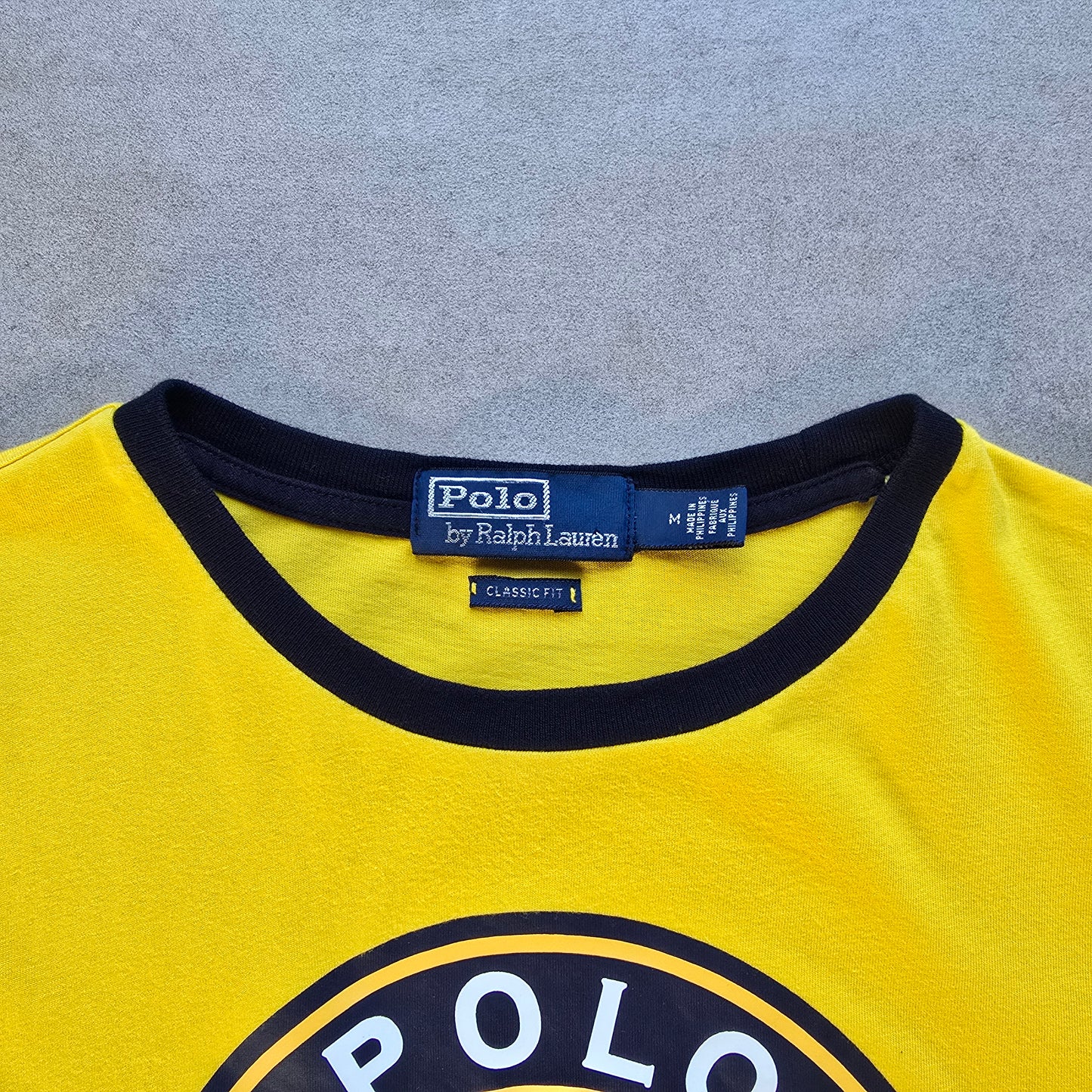 Ralph Lauren Ringer Crest Logo Long Sleve Tee - M