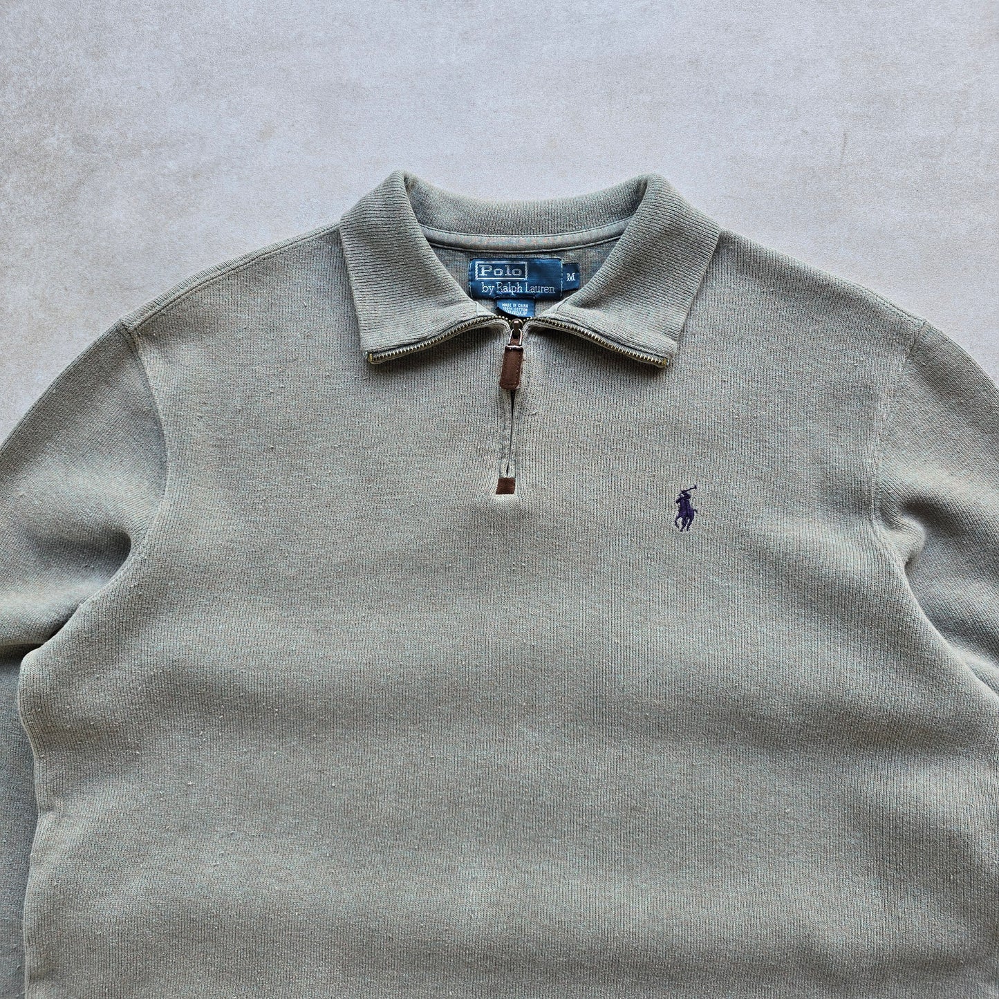 Vintage Ralph Lauren 1/4 Zip Sweater - M