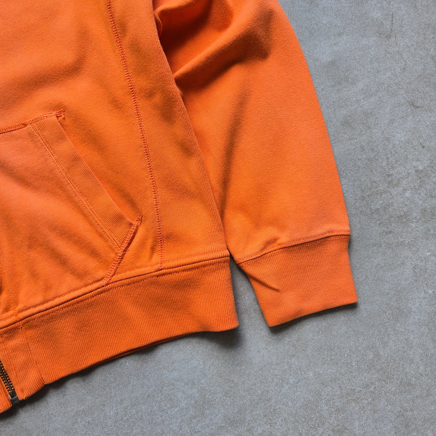 Vintage Ralph Lauren Orange Full Zip Hoodie - M