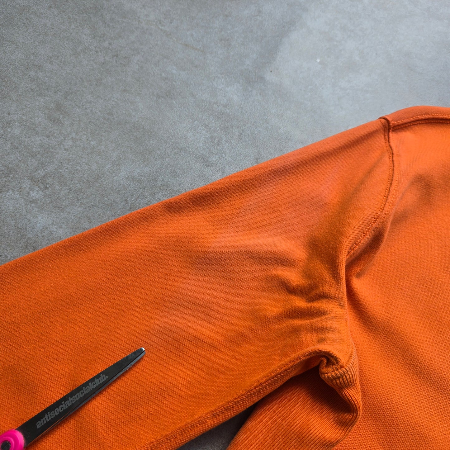 Vintage Ralph Lauren Orange Full Zip Hoodie - M