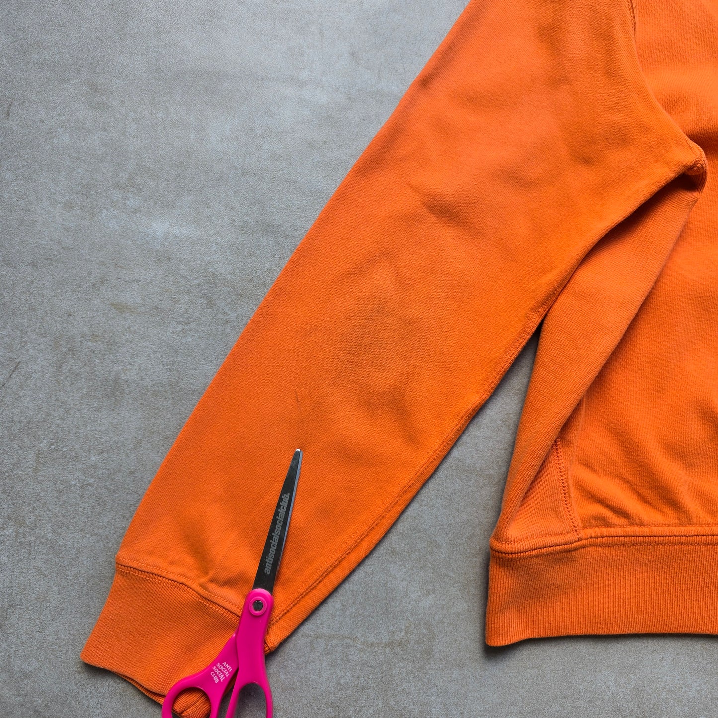 Vintage Ralph Lauren Orange Full Zip Hoodie - M