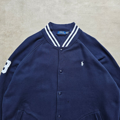 Ralph Lauren Triple Pony Fleece Baseball Jacket - XXL
