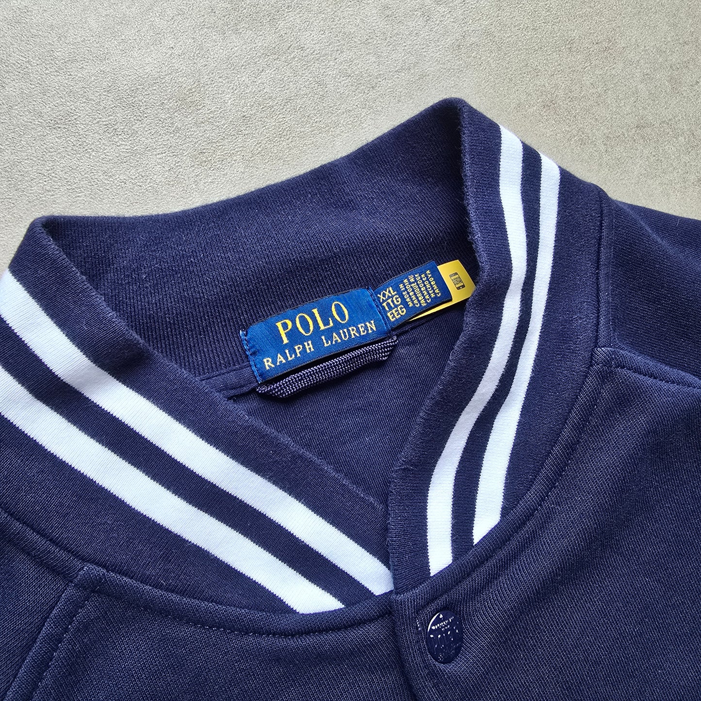 Ralph Lauren Triple Pony Fleece Baseball Jacket - XXL