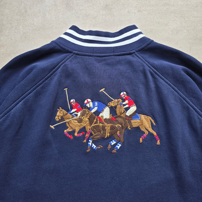 Ralph Lauren Triple Pony Fleece Baseball Jacket - XXL