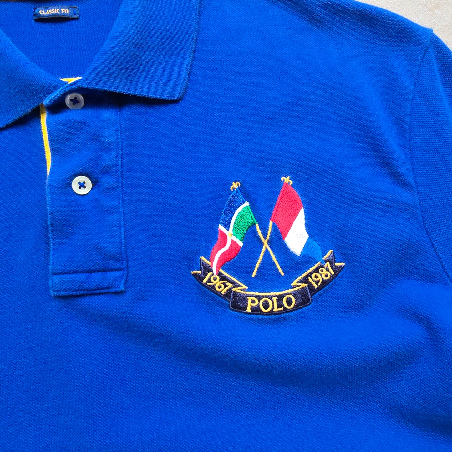 Ralph Lauren Flags Polo Shirt - L