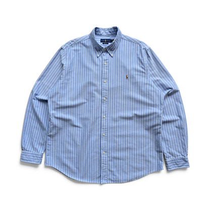Ralph Lauren Striped Long Sleeve Button Up Shirt - XXL