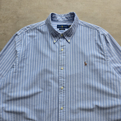 Ralph Lauren Striped Long Sleeve Button Up Shirt - XXL
