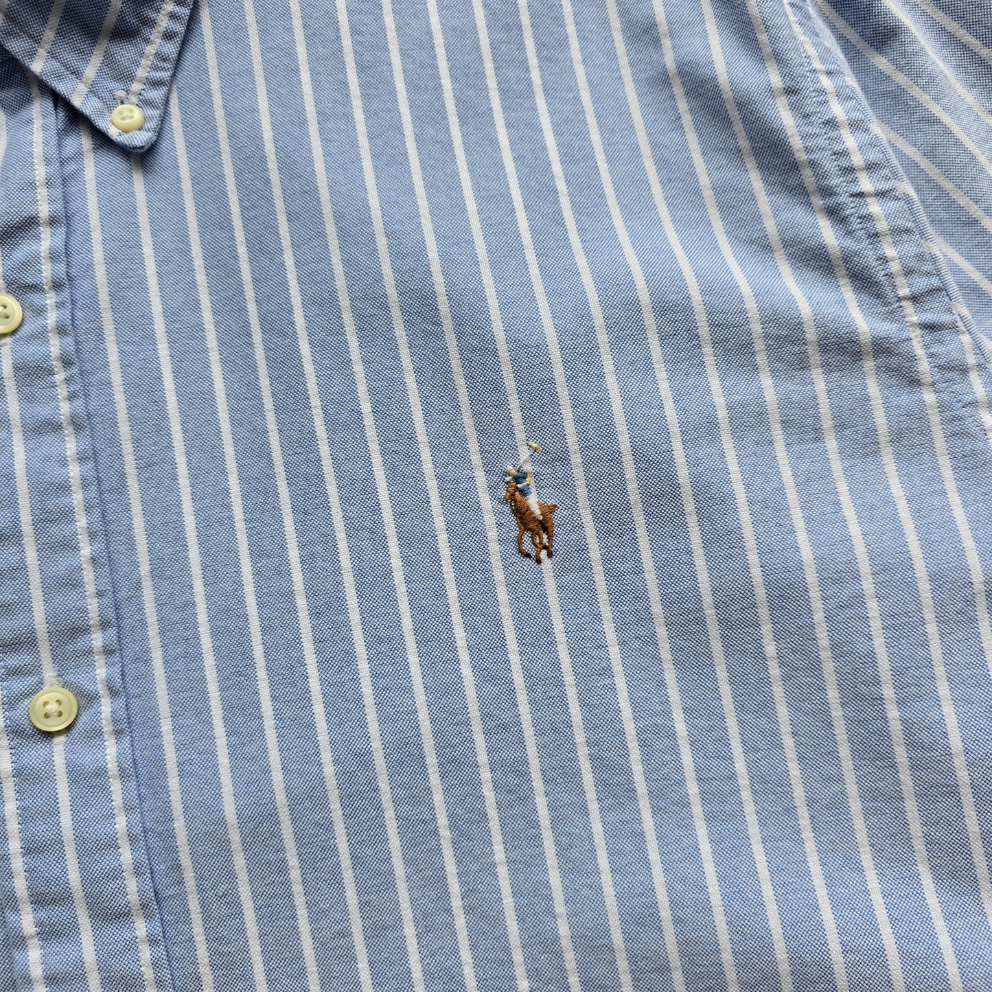 Ralph Lauren Striped Long Sleeve Button Up Shirt - XXL
