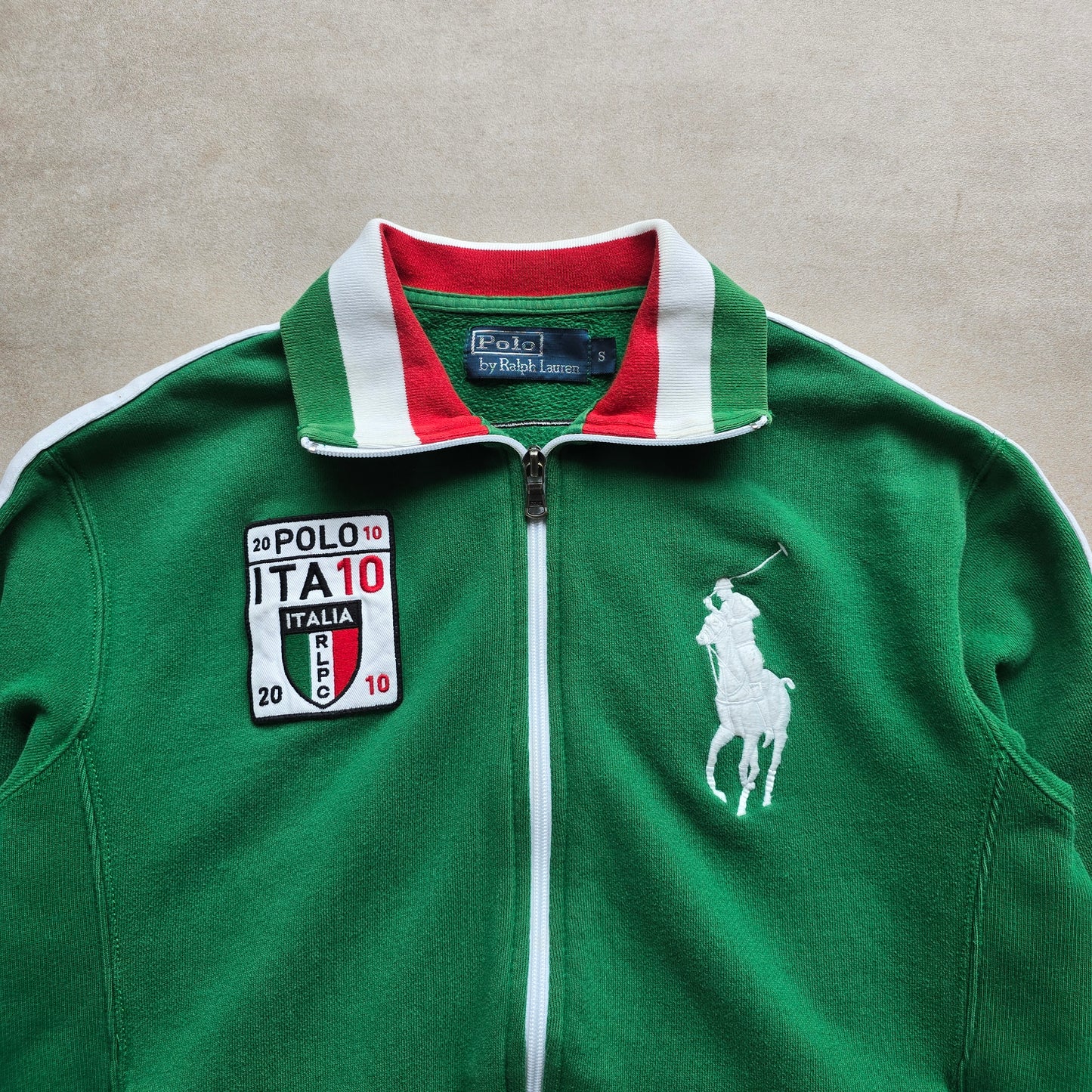 Vintage Ralph Lauren Italy Full Zip Sweatshirt - S