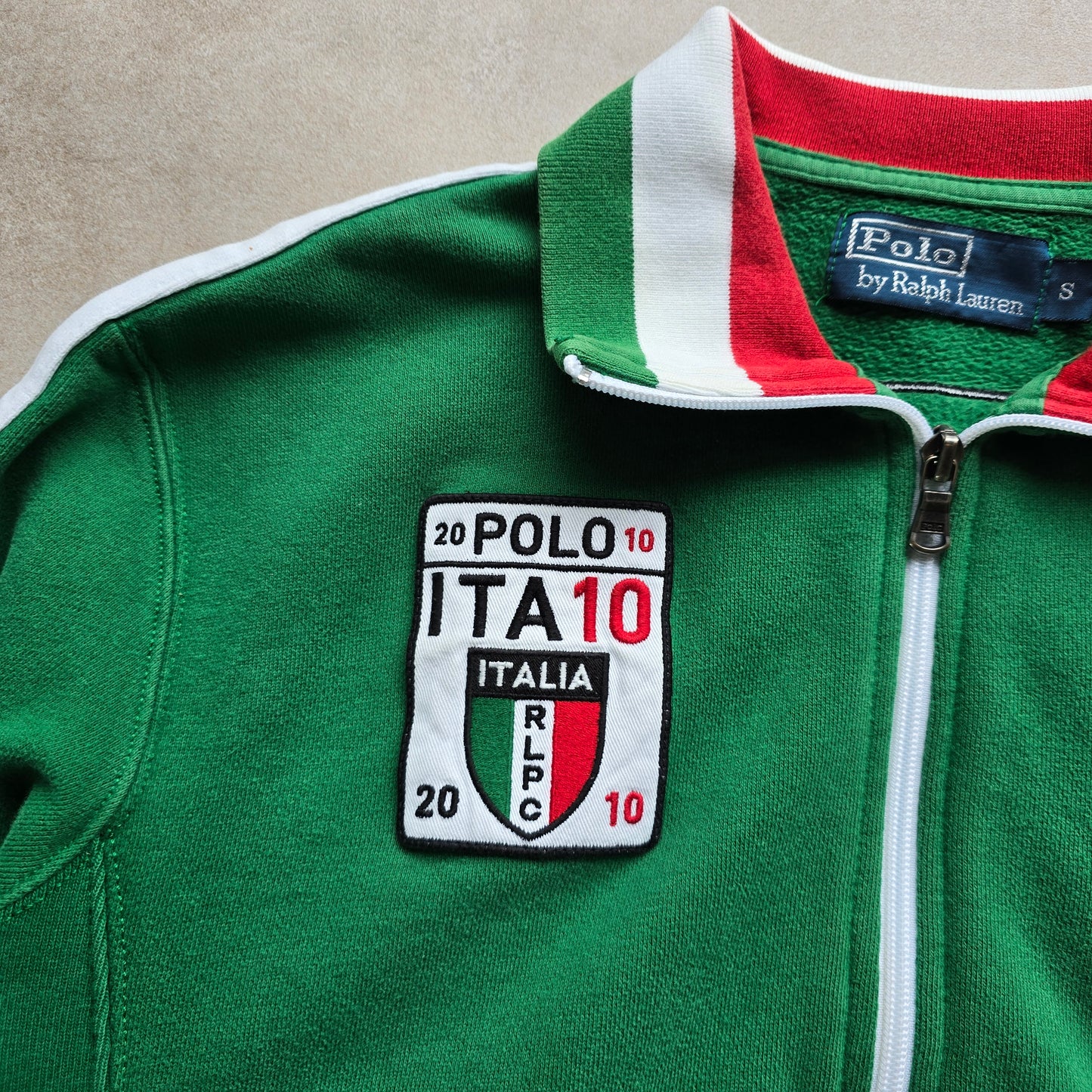 Vintage Ralph Lauren Italy Full Zip Sweatshirt - S