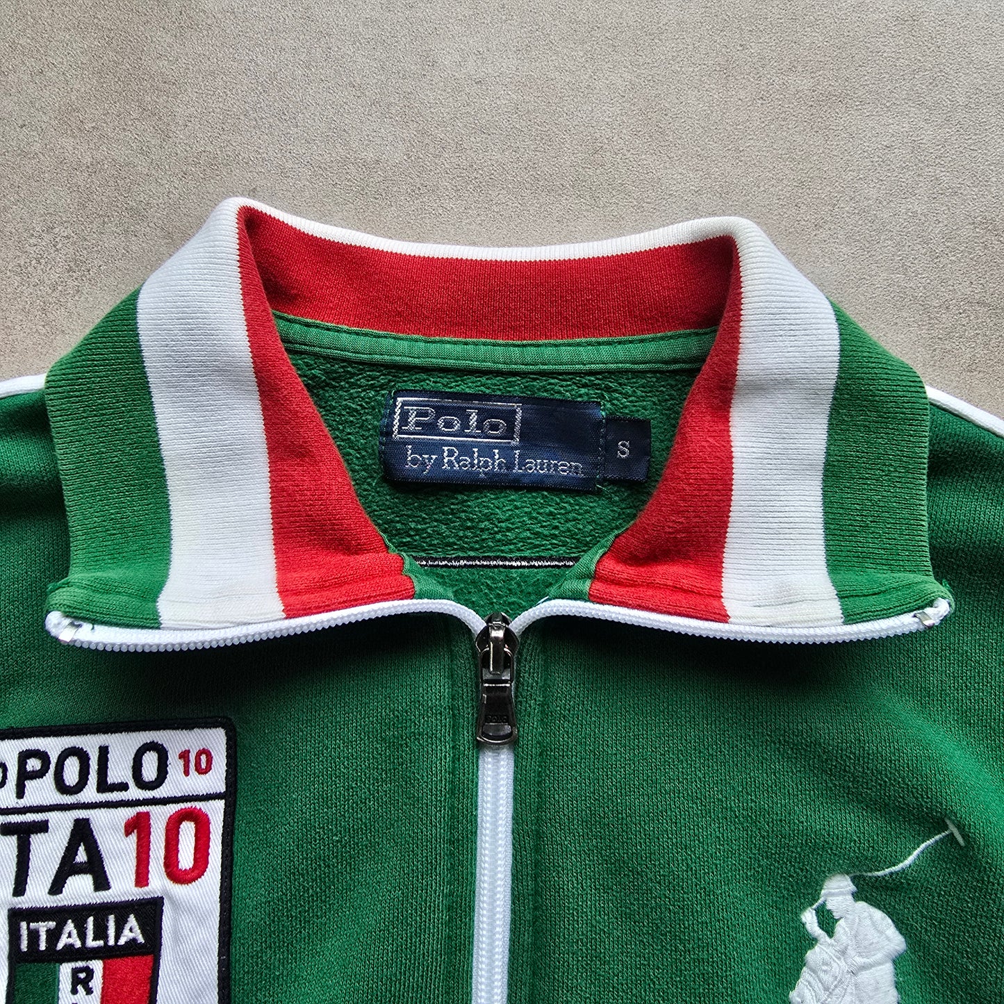 Vintage Ralph Lauren Italy Full Zip Sweatshirt - S