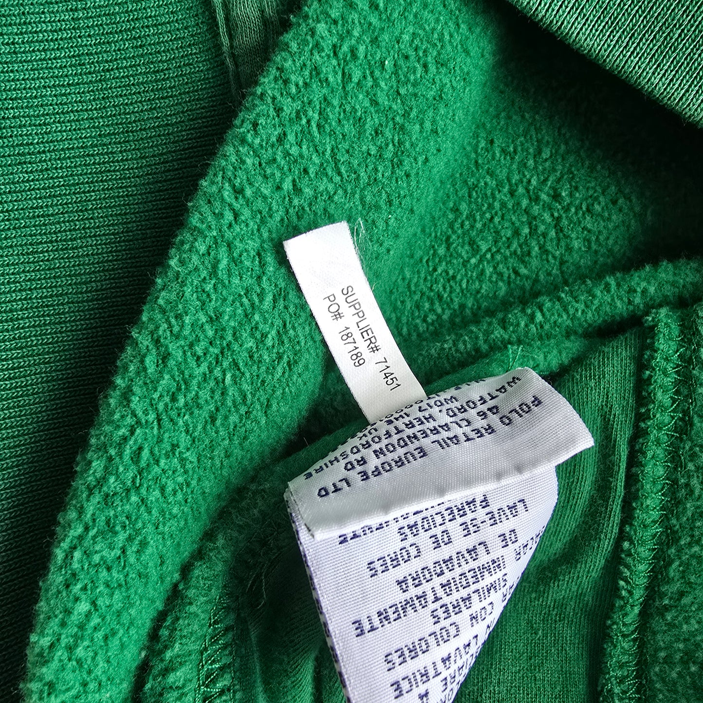 Vintage Ralph Lauren Italy Full Zip Sweatshirt - S