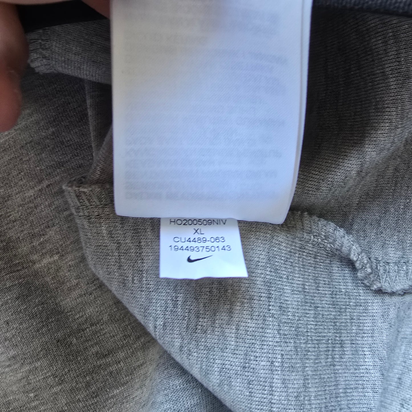 Nike Tech Fleece Hoodie Grey - XL
